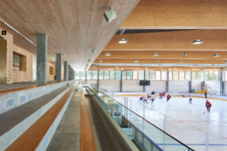 Die Eissporthalle (© Theodor Stalder, Zürich)